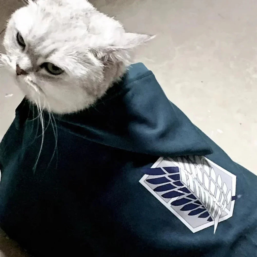 Survey Corps Pet Cape — Attack on Titan Anime Cosplay for Dogs & Cats