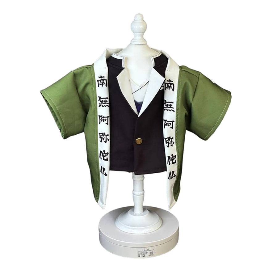 Demon Slayer Zenitsu Pet Clothing Anime Peripheral Kawaii Cats Dog Costumes Halloween Pets Cosplay Spring Summer Clothing Decor