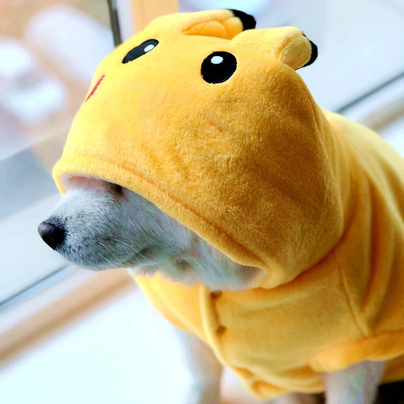 Flannel Winter Pet Hoodie - Big & Small Dogs, Cats & Puppies