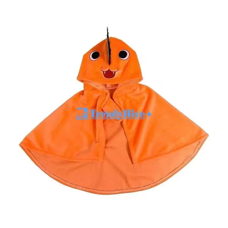 Chainsaw Man Pochita Pet Cloak - Anime Cosplay Costume for Cats & Dogs