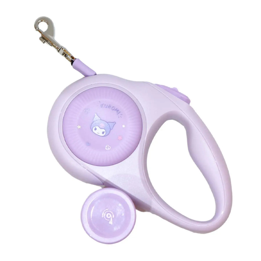 Sanrio Kuromi & Cinnamoroll Retractable Dog Leash - Kawaii Anime Pet Gear