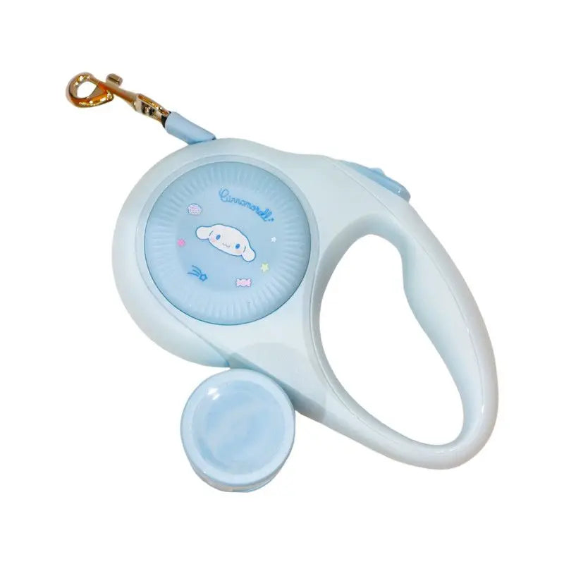 Sanrio Kuromi & Cinnamoroll Retractable Dog Leash - Kawaii Anime Pet Gear
