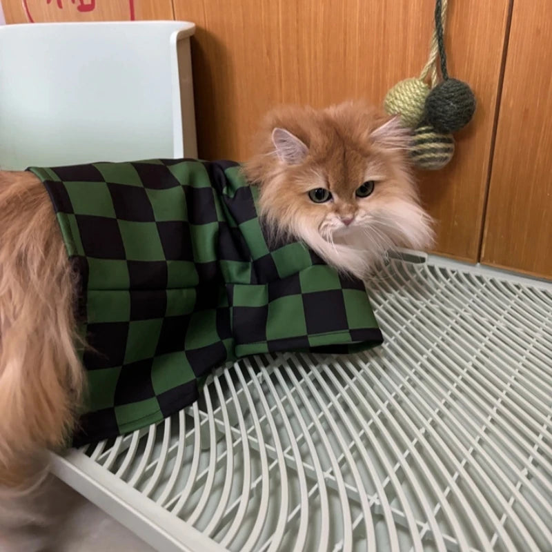 Demon Slayer Zenitsu Pet Clothing Anime Peripheral Kawaii Cats Dog Costumes Halloween Pets Cosplay Spring Summer Clothing Decor