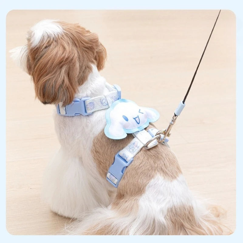 Sanrio Kuromi & Cinnamoroll Retractable Dog Leash - Kawaii Anime Pet Gear