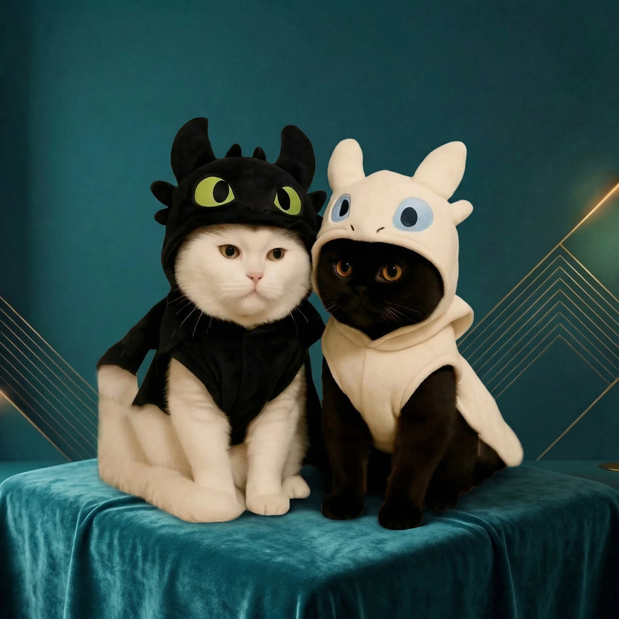Little Devil Pet Sweater - Winter Warm Cosplay for Cats & Small Dogs
