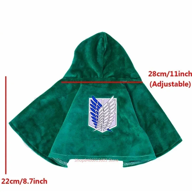 Survey Corps Pet Cape — Attack on Titan Anime Cosplay for Dogs & Cats