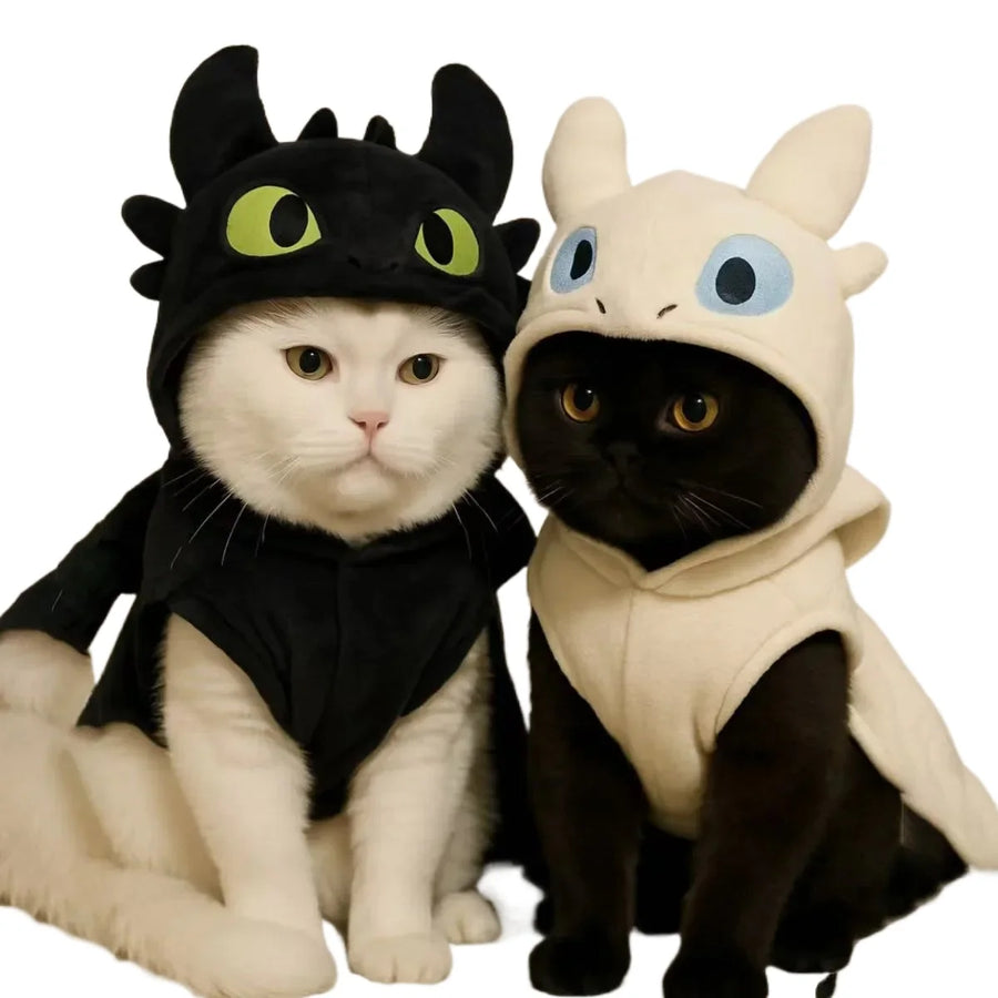 Little Devil Pet Sweater - Winter Warm Cosplay for Cats & Small Dogs