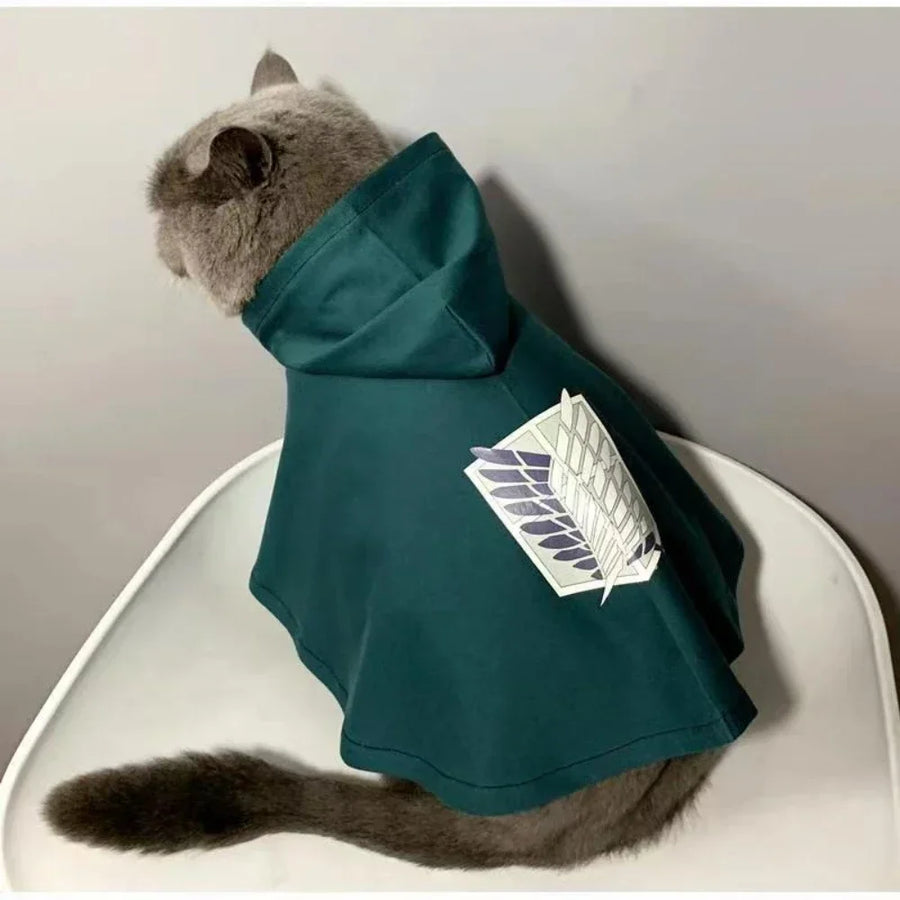 Survey Corps Pet Cape — Attack on Titan Anime Cosplay for Dogs & Cats
