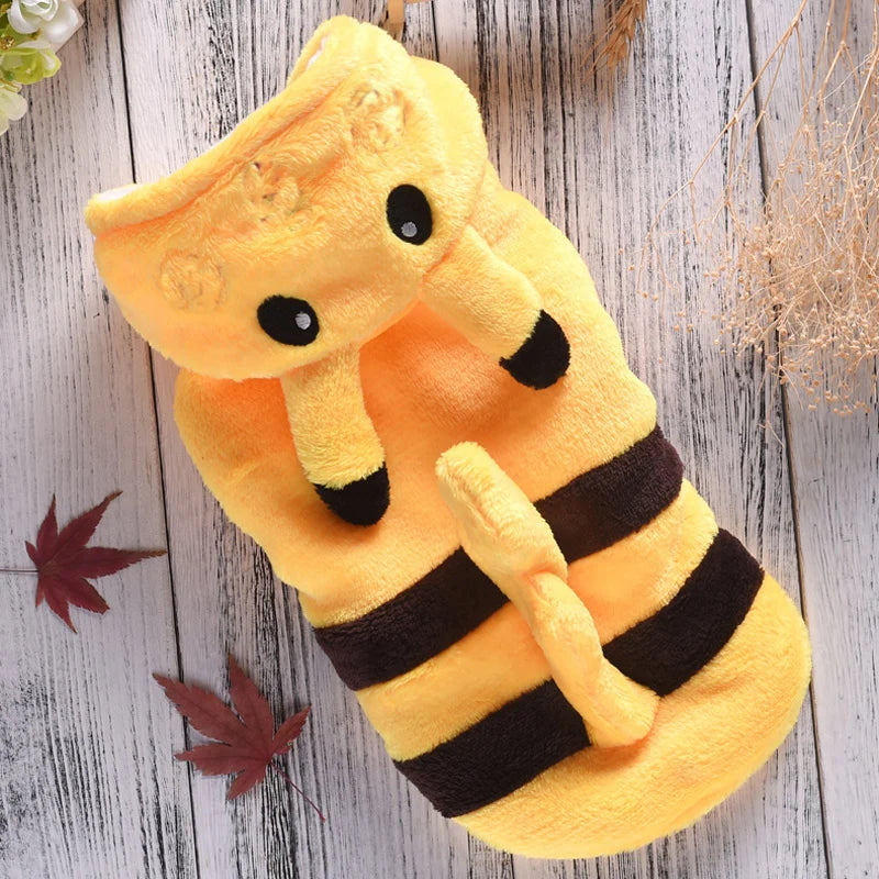 Flannel Winter Pet Hoodie - Big & Small Dogs, Cats & Puppies