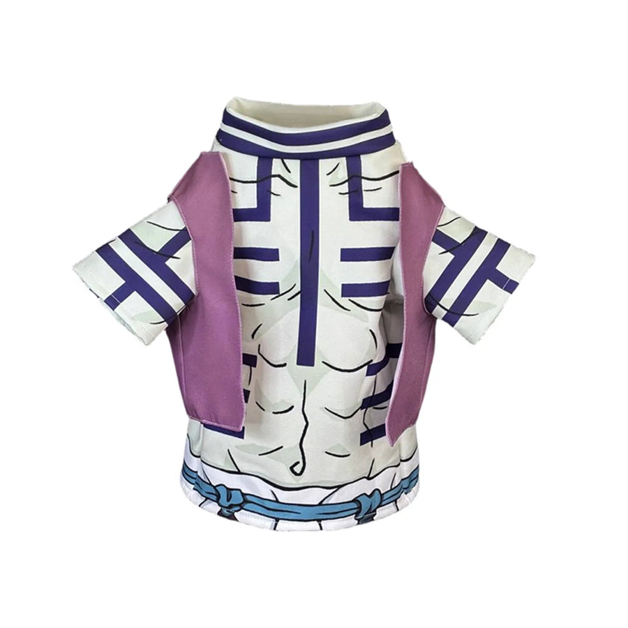 Demon Slayer Zenitsu Pet Clothing Anime Peripheral Kawaii Cats Dog Costumes Halloween Pets Cosplay Spring Summer Clothing Decor