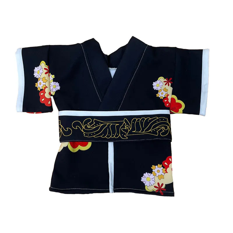 Demon Slayer Zenitsu Pet Clothing Anime Peripheral Kawaii Cats Dog Costumes Halloween Pets Cosplay Spring Summer Clothing Decor