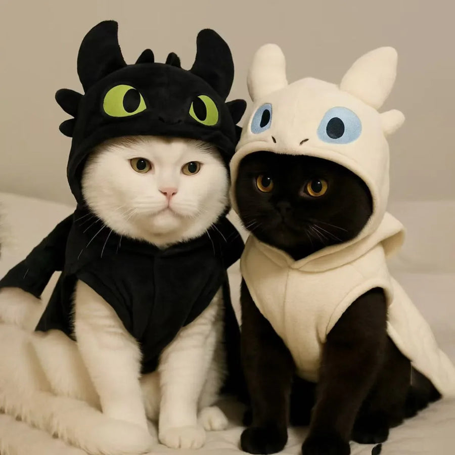 Little Devil Pet Sweater - Winter Warm Cosplay for Cats & Small Dogs