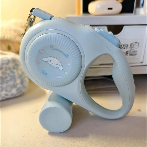 Sanrio Kuromi & Cinnamoroll Retractable Dog Leash - Kawaii Anime Pet Gear
